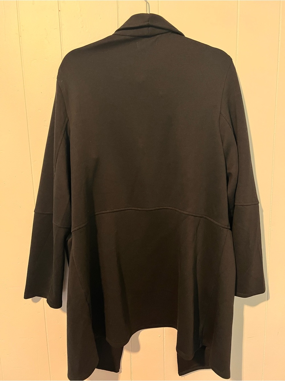 Women's Black Open-Front Trench Coat by Max Studio - Picture 5 of 5